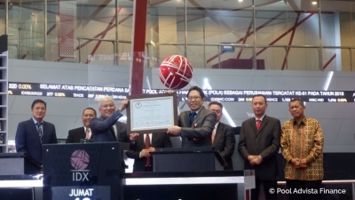 Pencatatan Perdana Saham PT Pool Advista Finance, Tbk. (POLA)